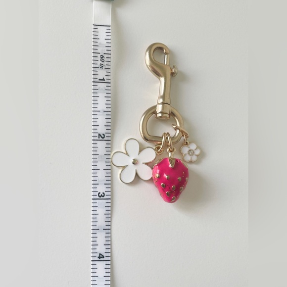 Coach Upcrafted Strawberry Bag Charm - Picture 8 of 8